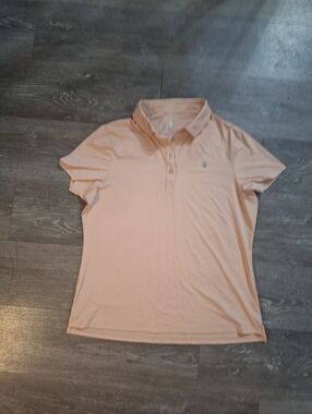 TRR Classic Short-Sleeve Peach Perfomance Golf Polo Top
